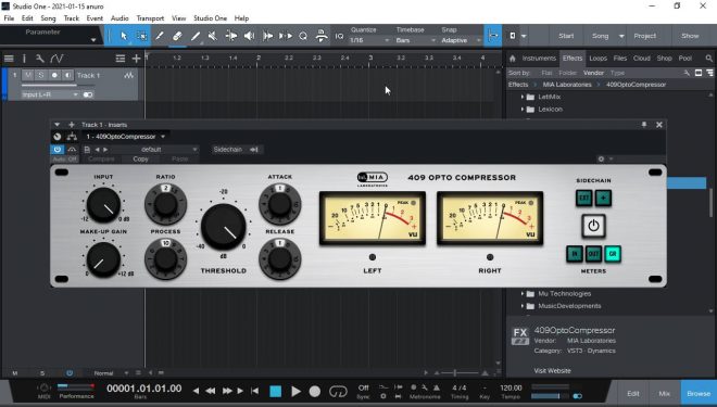 MIA Laboratories 409 Opto Compressor 1.0.0