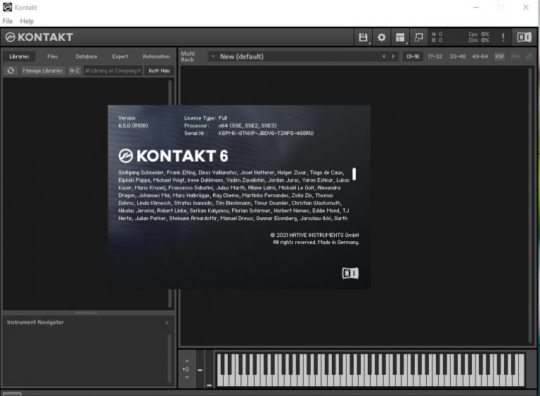 Native Instruments Kontakt 7.5.0 instal the new version for ios