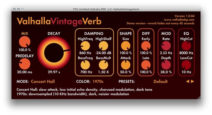 Valhalla Vintage Verb VST Crack
