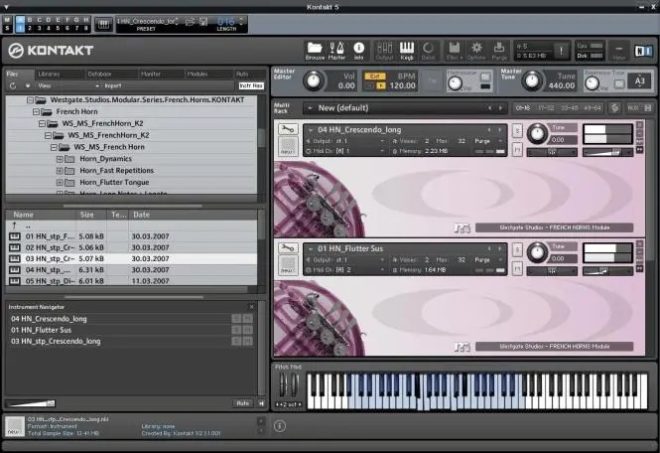 Westgate Studios – Modular Series: French Horns – ISO Format (KONTAKT)