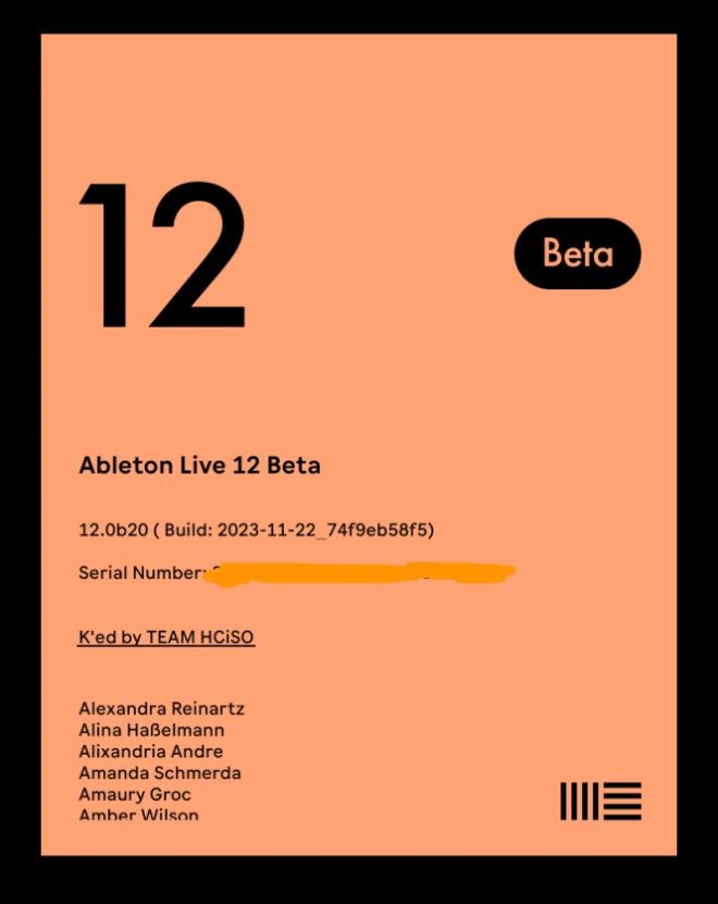 Ableton – Live 12 v12.0b20 U2B – BETA [OSX]