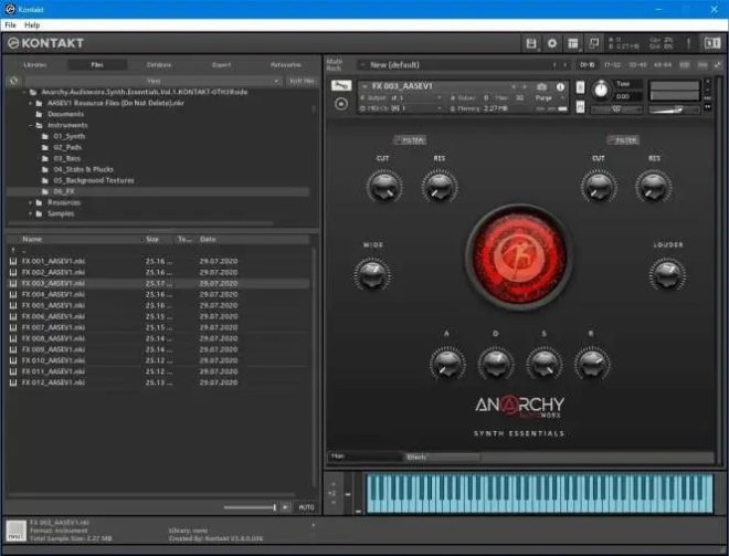 Anarchy Audioworx – SYNTH ESSENTIALS VOL. 1 (KONTAKT)