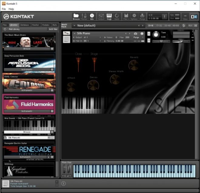 Aria Sounds – Silk Piano – Fazioli Concert Grand (KONTAKT)