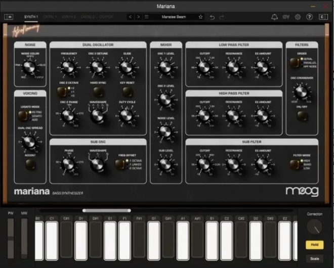 Moog Music – Mariana v1.0.1 Fixed – SEnki (STANDALONE, VST3i) [WiN x64]