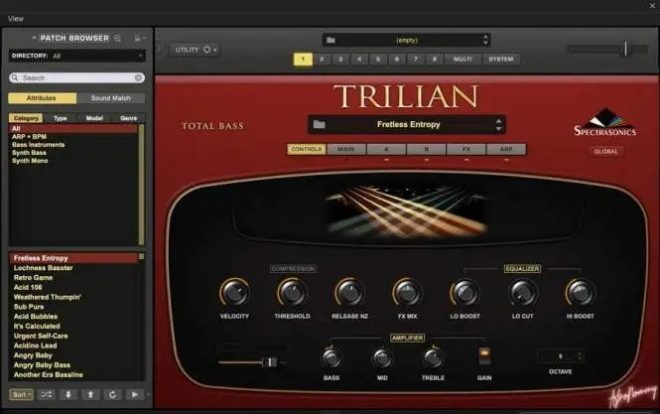 Spectrasonics – Trilian v1.6.5c UPDATE (SAL, VSTi, VST3i, AAX) [WiN x64]