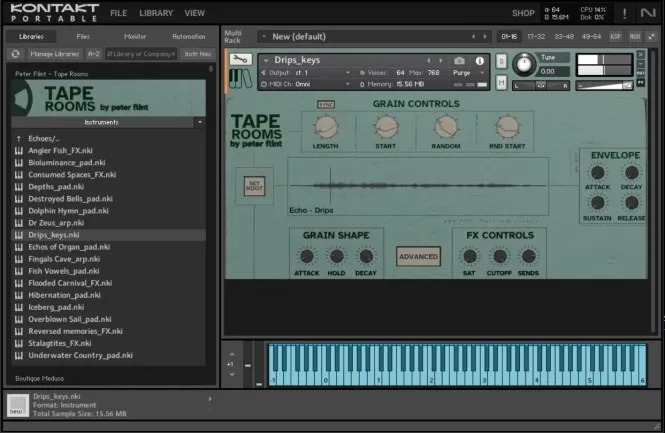 Spitfire Audio – Tape Rooms by Peter Flint (KONTAKT)