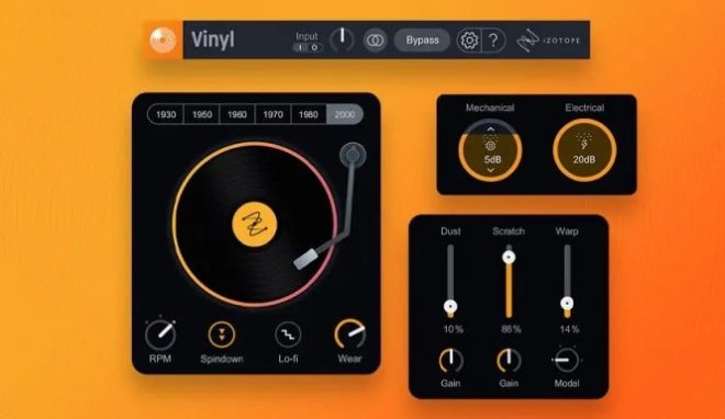 iZotope – Vinyl 1.12.1 (VST, VST3, AAX) [WiN x64]