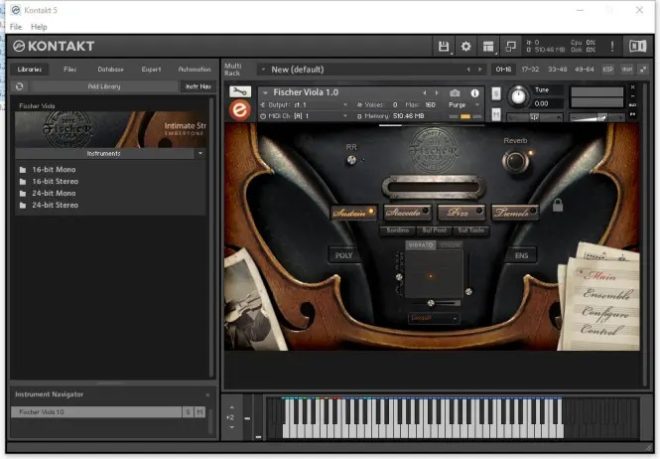 Embertone – Fischer Viola (KONTAKT)