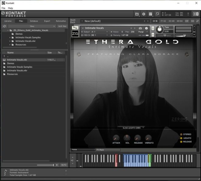 Zero-G – ETHERA Gold Intimate Vocals (KONTAKT)